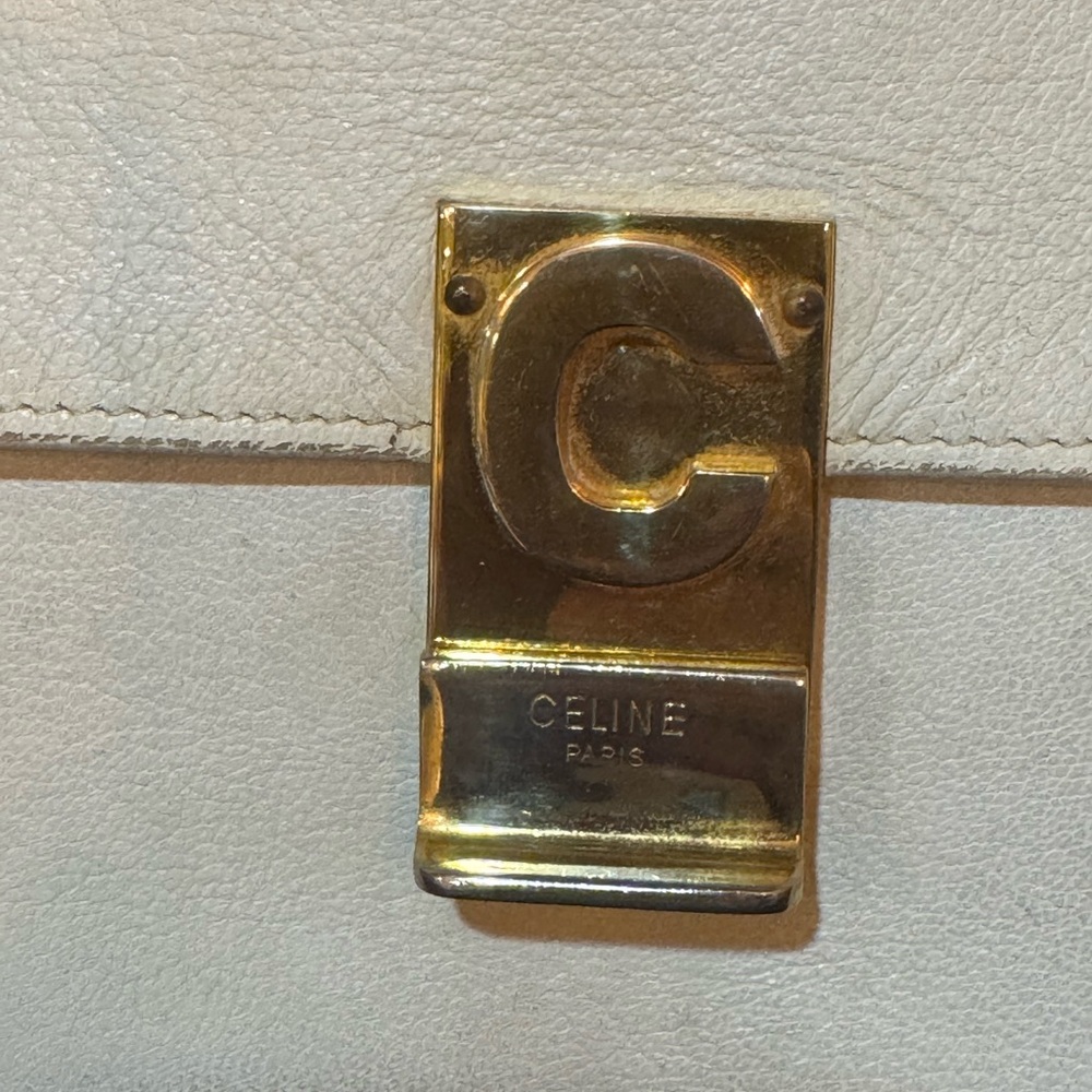 Celine white clutch, used - Picture 3 of 13